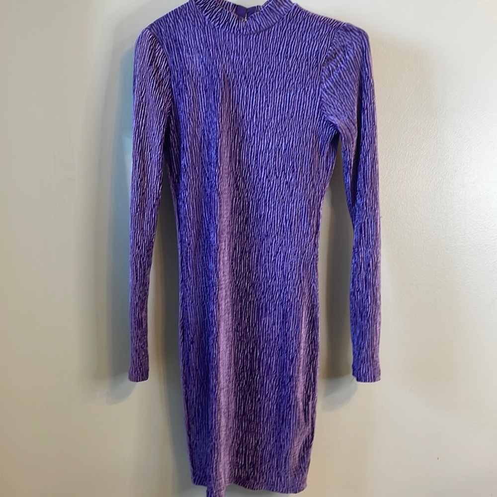 Purple body dress